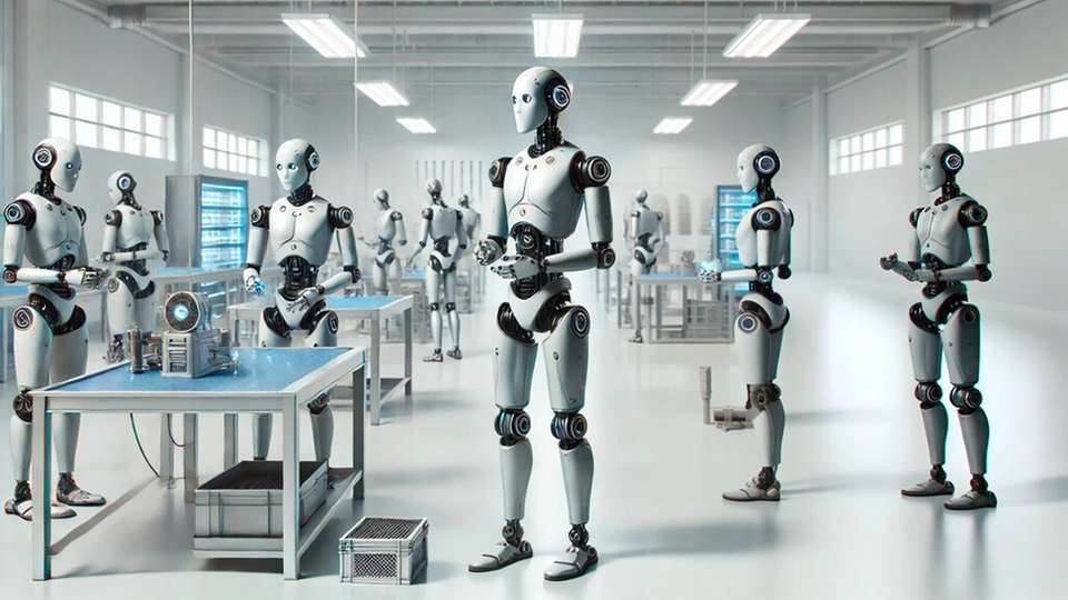 Die neuen KI-Roboter sind flexibel. autonom und können durch Maschinelles Lernen binnen Sekunden jede neue Tätigkeit erlernen und sofort ausführen – so, oder so ähnlich könnte die Produktion bis 2030 und darüber hinaus aussehen.