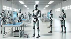 Die neuen KI-Roboter sind flexibel. autonom und können durch Maschinelles Lernen binnen Sekunden jede neue Tätigkeit erlernen und sofort ausführen – so, oder so ähnlich könnte die Produktion bis 2030 und darüber hinaus aussehen.