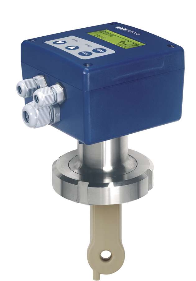 Der hochpräzise Leitfähigkeitssensor Jumo CTI-750 sorgt für eine exakte Kontrolle der Milchqualität im Produktionsprozess.