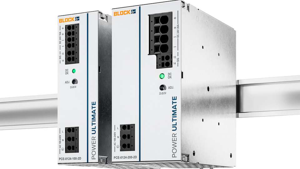 Die Power-Ultimate-Baureihe von Block bietet robuste und leistungsstarke Stromversorgungen mit hoher Verfügbarkeit, zuverlässigem Schutz und flexibler Leistungsfähigkeit für anspruchsvolle Industrieanwendungen.