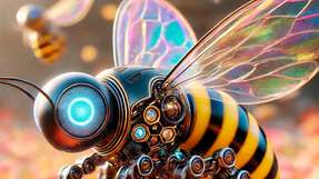 Der Roboter wurde entwickelt, um das Flugverhalten von Insekten wie Hummeln zu imitieren.