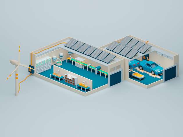 Das Fraunhofer ITWM unterstützt mit seinen vielseitigen Kompetenzen die Batterieproduktion, vom Energiemanagement, über Qualitätskontrolle und simulationsgestützte Prozesse, bis hin zur Auslegung von Elektrofahrzeugen.