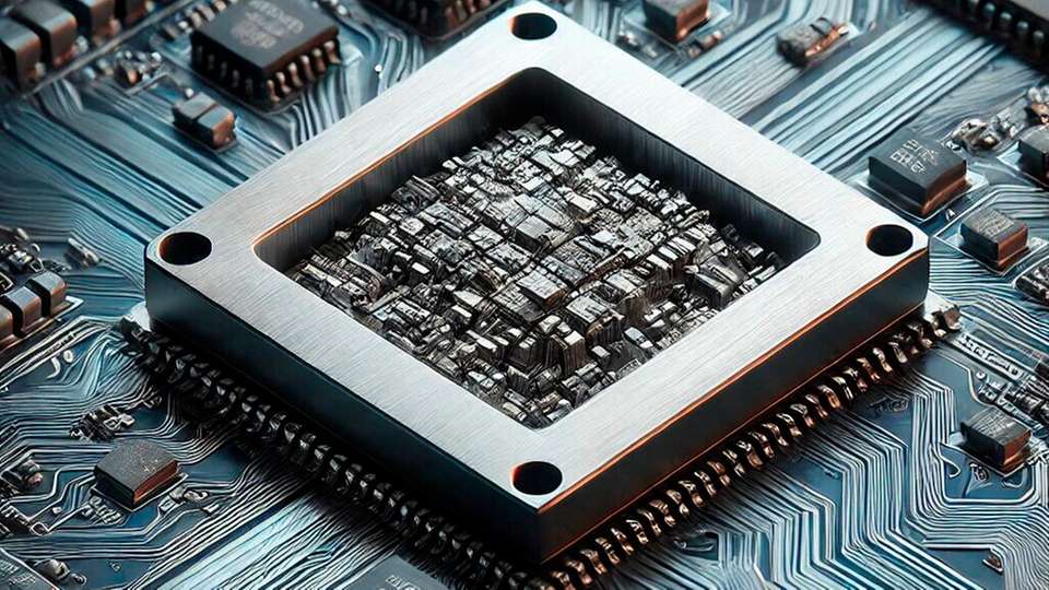 Eine neue Technologie von Innovent ermöglicht es, Leiterbahnen auf Magnesiumsubstraten aufzubringen.