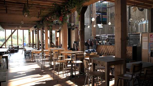 Das BrewPub der Brauerei.