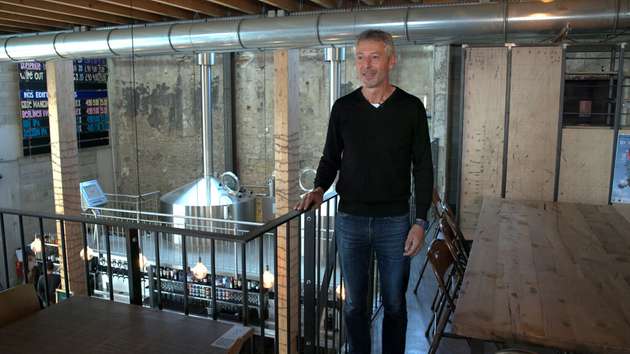 Jerome Palier, Gründer der Brauerei, ist zufrieden mit der Wahl Flottwegs. 