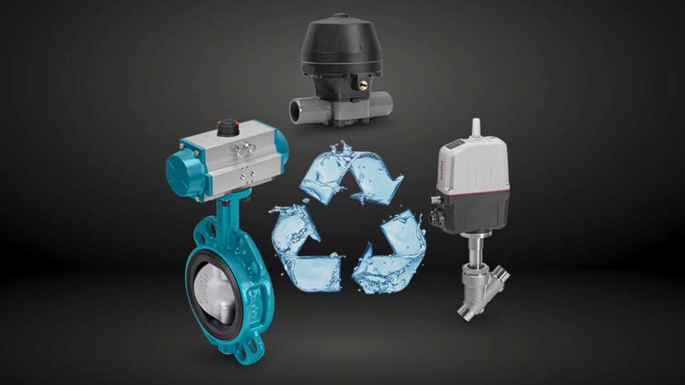 Zuverlässige GEMÜ Ventiltechnik für die Wasserwiederverwendung
