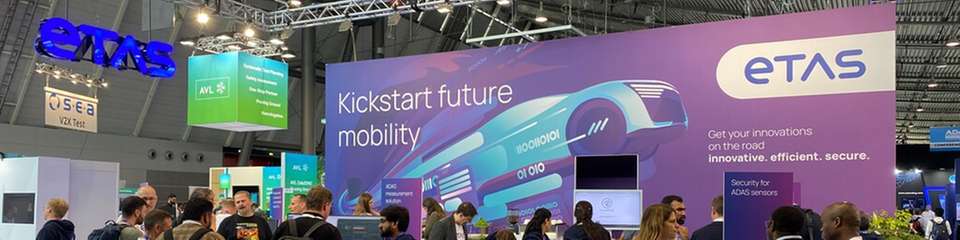 Besuchen Sie Etas auf der Automotive Testing Expo Europe an Stand 1141 in Halle 10.
