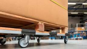 Der neue Vario-Trolley ermöglicht die mühelose Beförderung von Lasten bis zu 250 kg. 