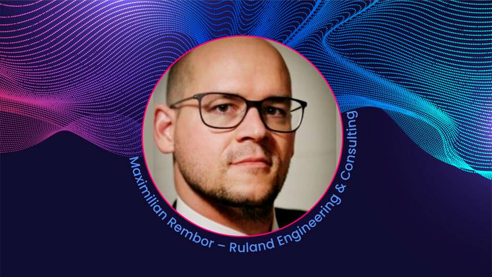 Maximilian Rembor, Vertrieb bei Ruland Engineering & Consulting, ist Speaker auf der INDUSTRY.forward EXPO.