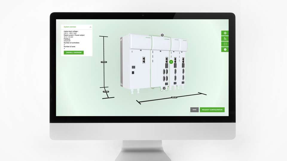 Keba Industrial Automation launcht einen Produkt-Konfigurator für einfache und schnelle Auswahl des richtigen Antriebssystems.