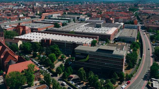 Die Innomotics HV M Motoren für die größte industrielle Wärmepumpe der Welt werden im Nürnberger Werk gebaut.