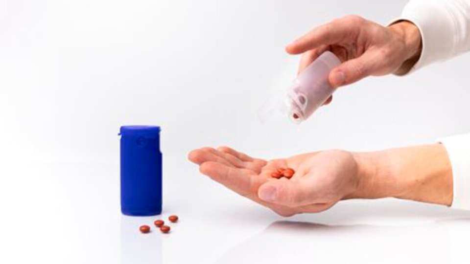 TabTec CR eignet sich für verschiedene Tabletten und Kapseln.
