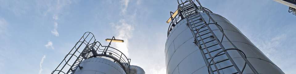 Ammoniakproduktion am Standort Ludwigshafen