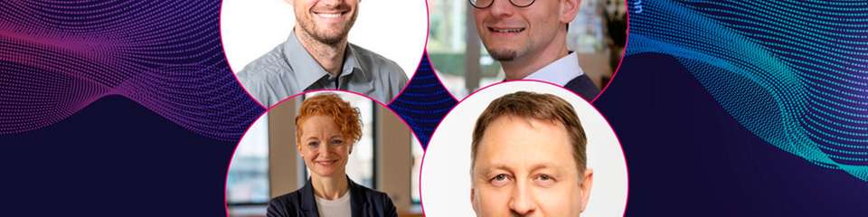 Auf der INDUSTRY.forward EXPO diskutieren Dr. Christine Bunte, Jens Astfalk, Benjamin Kampmann und Dr. Thorsten Loehl zum Thema Nachhaltigkeit in der Kunststoffindustrie.