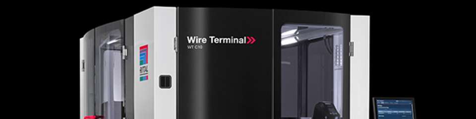 Der Wire Terminal WT C10 automatisiert die Aderendbehandlung im Querschnittbereich von 0,5 bis 6mm2. 