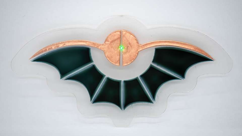 Drakos OPV-Modul von Dracula Technologies: Die Sensoren basieren auf der Photovoltaik-Technologie, doch anstatt des Sonnenlichts im Freien verarbeiten sie (künstliches)  Umgebungslicht.
