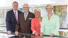 V.l.: Philip Harting, Dietmar Harting, Margit Harting, Maresa Harting-Hertz