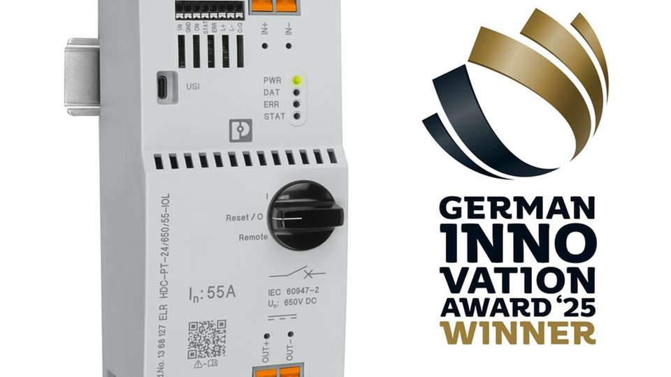 Der prämierte DC-Leistungsschalter Contactron ELR HDC ermöglicht sicheres, lichtbogenfreies Schalten hoher Gleichstromlasten und unterstützt die Umsetzung moderner Energienetze.