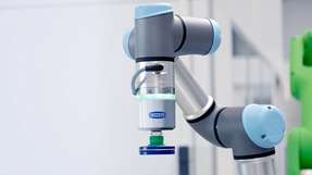 Geringe Abmessungen und geringes Gewicht prädestinieren den Vakuum-Erzeuger ECBPMi für Roboter mit Traglasten bis drei Kilogramm.