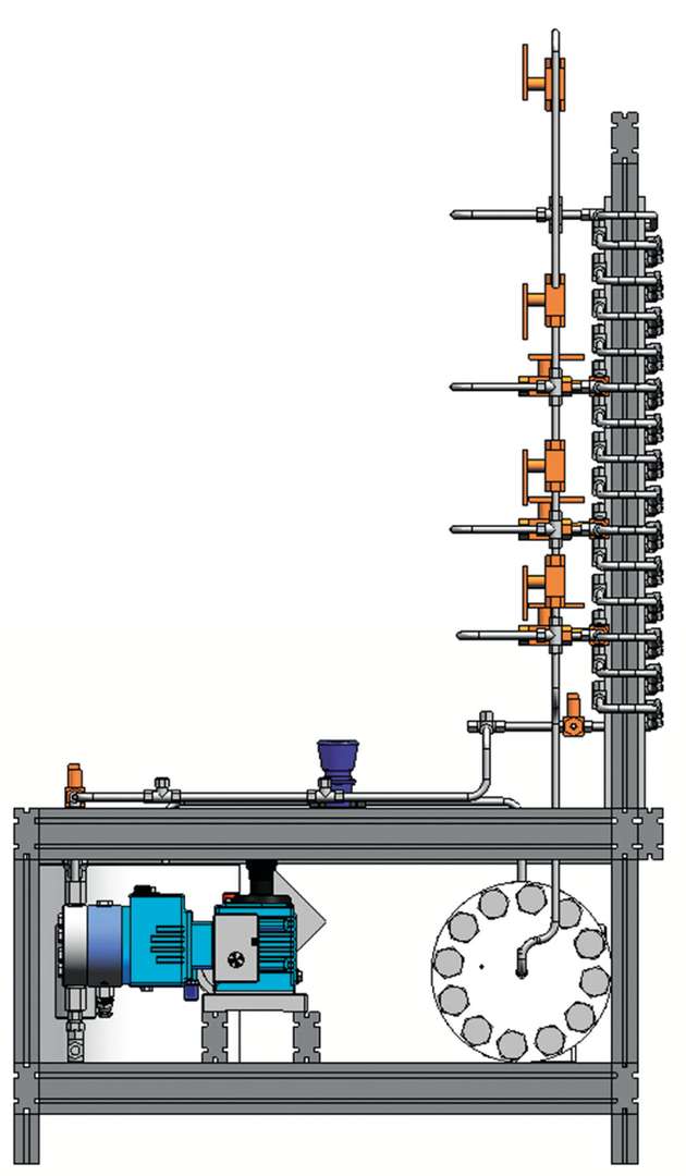 Pumpenhersteller Lewa untersuchte verschiedene Reibungsmodelle, die in der eindimensionalen CFD-Software genutzt werden (li. u. re.).