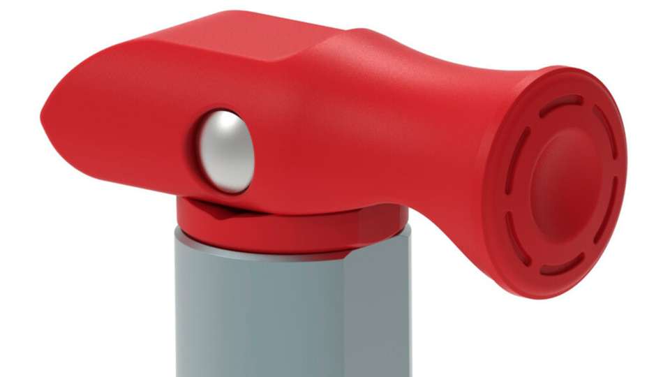 Im Gegensatz zu Plungern mit Rundknauf und Feststellfunktion lässt sich der 56-Arretierstift mit einer einzigen Bewegung betätigen.