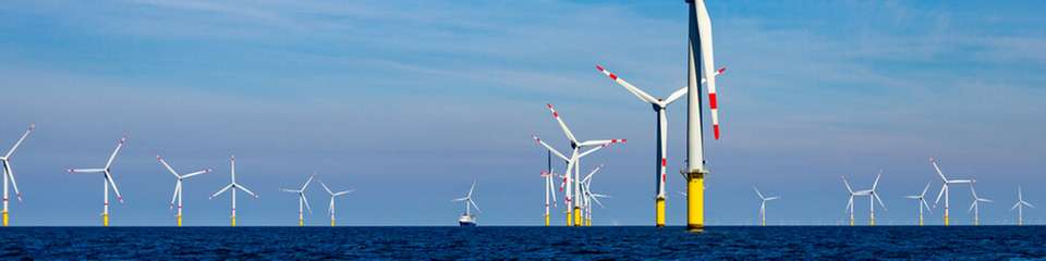 Der Trianel Windpark Borkum I besteht aus 40 Adwen AD5-116-Turbinen mit einer Gesamtleistung von 200 MW. 