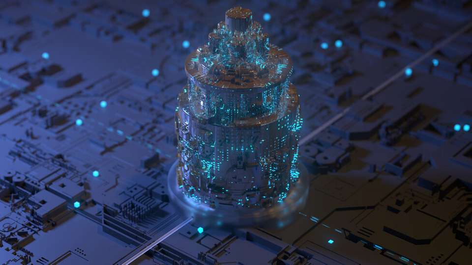 Der kompakte Quantenbeschleuniger QB-QDK2.0 von Quantum Brilliance ist ohne Kryotechnik in die HPC-Infrastruktur des Fraunhofer IAF integriert.