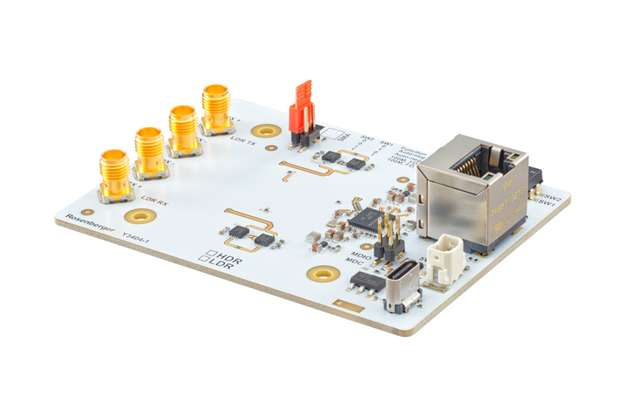 Das RoProxCon Evaluation Board ist vielseitig einsetzbar und speziell für industrielle Produktionsanlagen, Automatisierung, Robotersysteme und Diagnosesysteme konzipiert.