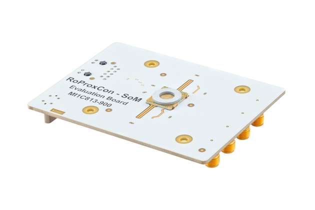 Das RoProxCon Evaluation Board von Rosenberger Hochfrequenztechnik ist eine Plattform zur Entwicklung kontaktloser High-Speed-Verbindungen.