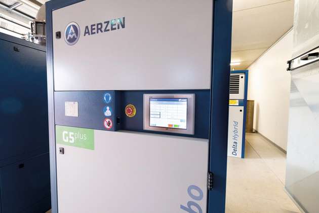 Als Grundlastgeräte sind Turbogebläse von Aerzen in Bramsche installiert.