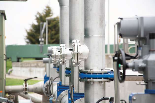 Die Turbogebläse liefern insgesamt 9.000 Normkubikmeter Prozessluft pro Stunde.