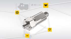 Ob Motor, Antrieb oder Fördertechnik. Der einfach nachrüstbare Vibrationssensor CMVT-M8T erfasst auffällige Schwingungsmuster und beugt so Ausfällen vor