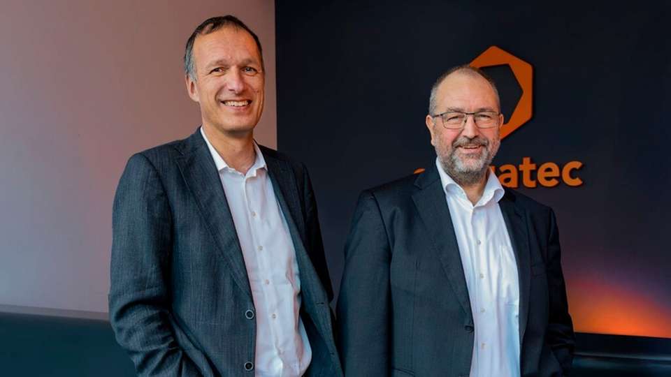 Dr. Dominik Ressing, CEO von Congatec, und Konrad Garhammer, COO und CTO von Congatec, freuen sich, die Marktführerschaft der Gruppe bei Computer-on-Modules weiter auszubauen.