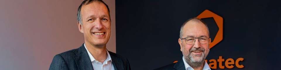 Dr. Dominik Ressing, CEO von Congatec, und Konrad Garhammer, COO und CTO von Congatec, freuen sich, die Marktführerschaft der Gruppe bei Computer-on-Modules weiter auszubauen.