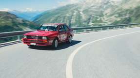 Ein Audi Sport quattro aus dem Jahr 1985, der Teil der AMAG-Classic-Sammlung ist, wurde das erste Auto, das mit Solarbenzin aus der Synhelion-Großanlage Dawn betrieben wurde.