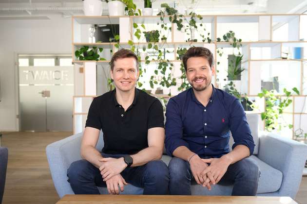Twaice-Gründer Dr. Michael Baumann und Dr. Stephan Rohr