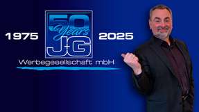 Die J+G Werbegesellschaft feiert 50 Jahre Geschichte in der Elektronikbranche.