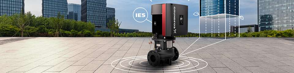 Die Grundfos TPE3 ist eine hocheffiziente Inlinepumpe mit intelligenten Regelungsfunktionen, die den Energieverbrauch in Gebäude- und Fernwärmesystemen bedarfsgerecht optimiert.
