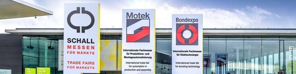 Die Motek/Bondexpo behandelt die komplette Prozesskette für die wirtschaftliche Produktions- und Montage-Automatisierung – von Komponenten und Baugruppen sowie Teilsystemen bis hin zu Komplettsystemen. 