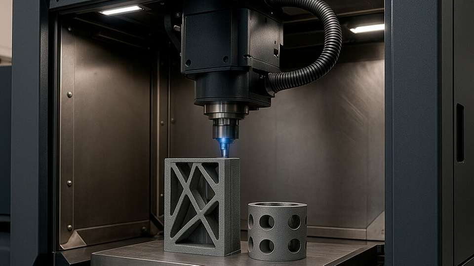 Am Kyocera-Standort Selb ermöglicht der keramische 3D-Druck mit SiSiC die Fertigung hochkomplexer, belastbarer Bauteile, von der Prototypenentwicklung bis zur Serienproduktion.