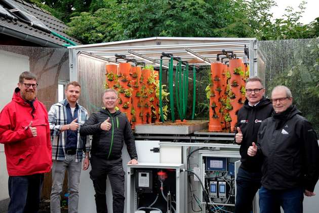 Die Projektbeteiligten im Cube-Farm-Projekt.