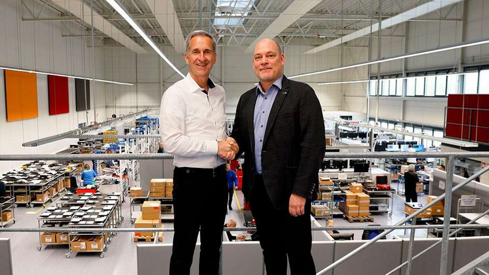 Klaus Rottmayr (Spectra) und Harald Behnstedt (ICP Deutschland).