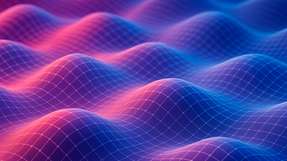 Visualisierung einer Quantentopfstruktur, wie sie erstmals mit der neu entwickelten Halbleiterlegierung CSiGeSn realisiert wurde – ein zentraler Schritt auf dem Weg zu skalierbaren photonischen und quantentechnischen Bauelementen.