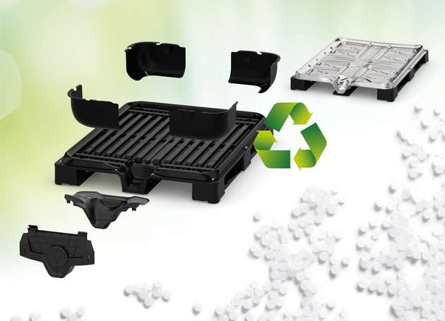 In seinem Recycling-Center in Selters gewinnt Schütz aus dem Altmaterial Regranulat, das vollständig wieder für die Herstellung neuer Verpackungskomponenten verwendet werden kann. 