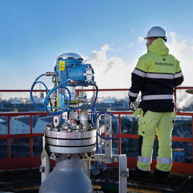 Das Radar-Füllstandsmessgerät Rosemount 5900S von Emerson bietet entscheidende Vorteile bei Füllstandsmessungen in Flüssiggasanwendungen. 