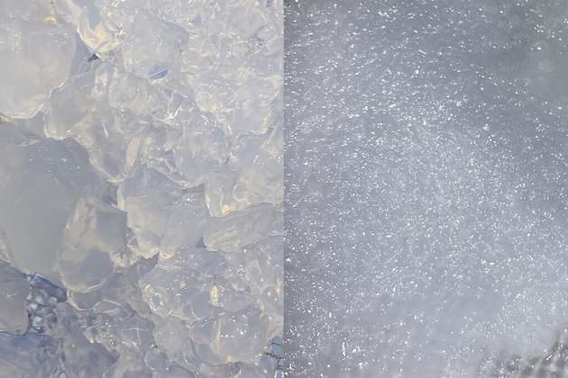 Die bis zu 30 mm großen Hydrogelklumpen müssen definiert zerkleinert werden, damit mit einer einheitlichen Partikelgröße ein gleichmäßiger Förderstrom erzeugt werden kann.