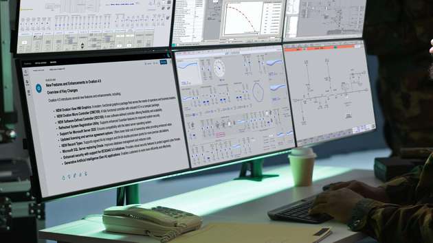 Der „Ovation Virtual Advisor“, der Teil von Emersons „Ovation 4.0 Release“ ist, unterstützt Kunden aus der Energie- und Wasserwirtschaft bei der effizienten Verwaltung wichtiger Systeme. Er bietet ein klares Betriebsbewusstsein, automatisierte Routineaufgaben und fortschrittliche Datenanalysen.