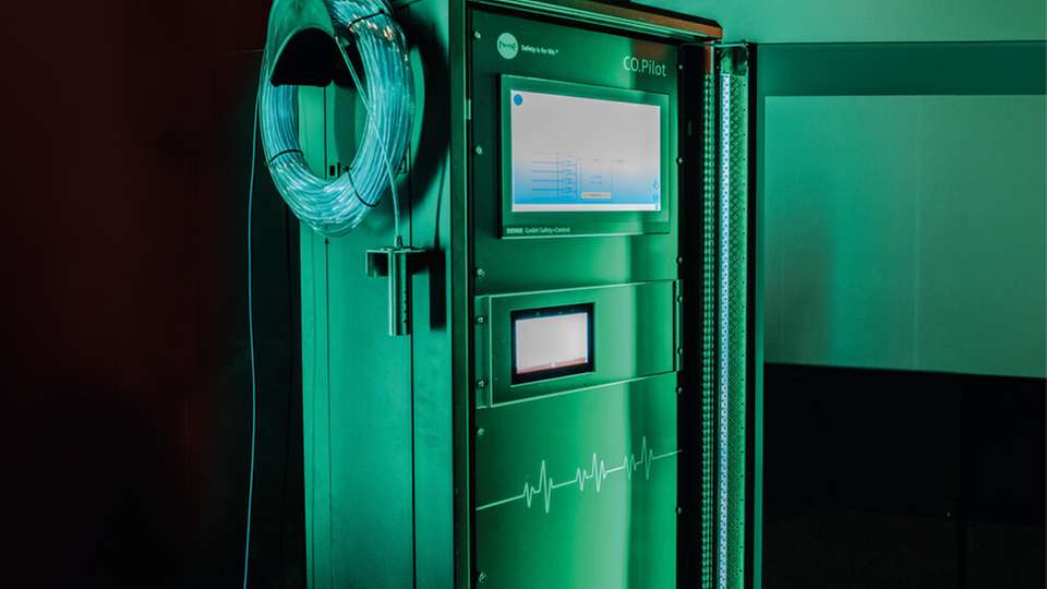 Der CO.Pilot von Rembe macht Unsichtbares sichtbar.