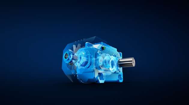 Eine Flender One-Ausführung für Förderbänder, mit externer Kühlung und Drehmomentmessung dank AIQ.