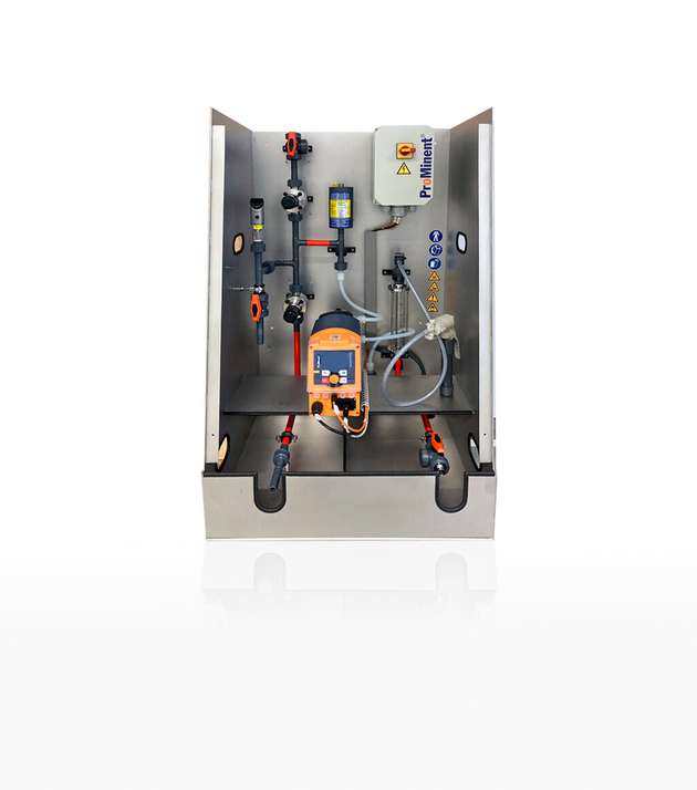 Erstmals stellt ProMinent auf der Drinktec das neu entwickelte Dosiersystem Dulcodos Compact F&B vor.